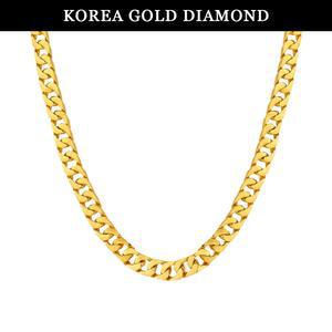 [한국금다이아몬드] 순금 체인 목걸이 24K 금목걸이 면 75g