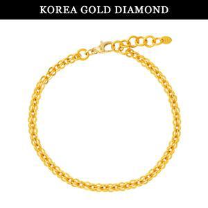 [한국금다이아몬드] 순금 24k 팔찌 여자 금 글로벌 체인 7.5g