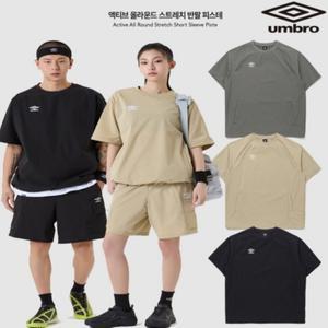 [롯데백화점]엄브로 액티브 올라운드 스트레치 반팔 피스테 UQ121SWT32 3종