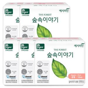 예지미인 숲속이야기 비오셀 중형 16P X 5팩
