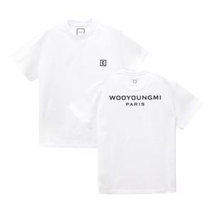 25SS 우영미 코튼 백로고 반팔 티셔츠 화이트 W251TS07701W