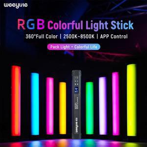 VILTROX Weeylite K21 RGB LED 휴대용 조명은  촬영을 위한 APP  사진 라이트 스틱을 원합니다 2500K~8500K
