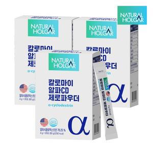 칼로마이 알파CD 제로파우더 3박스 60포 알파시클로덱스트린