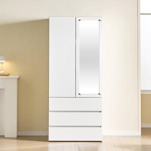 멜로우 LPM 800 3서랍 거울도어 옷장 장농