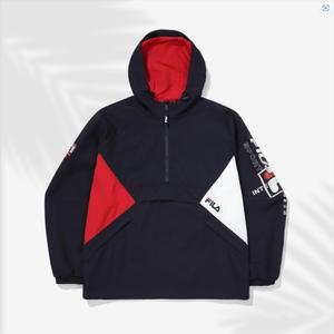 휠라 유니 배색 아노락 자켓 FS2JKF2112X_INA
