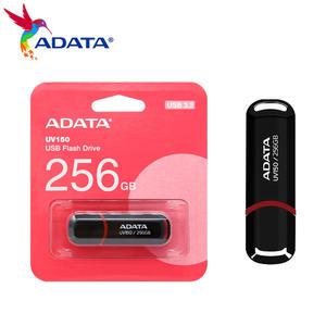 ADATA USB 3.2 펜 드라이브 고속 00 메가바이트 초 256GB 28GB 64GB 32GB 플래시 메모리 UV 50 데스크탑 노트북용 검정색 휴대용 PENDRIVE