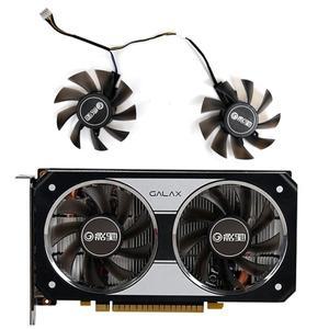갤럭시 호환 KFA2 지포스 GTX 1060 OC 슈퍼 냉각 팬 75mm GA82S2H GTX1650 GPU 교체