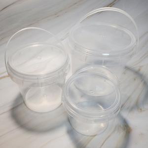 원형 다용도 보관용기 2L 대형 소품보관함 수납용기 밀폐용기 플라스틱케이스 구디백