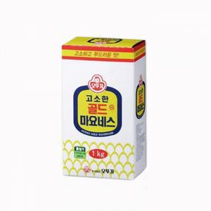 10개 1박스 오뚜기 비닐 포장 마요네즈 1키로