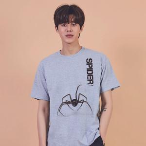 키밍 spider 거미 스파이더 기본흰티 라운드넥반팔