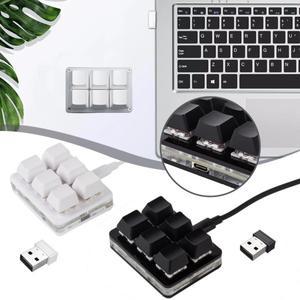 단축키 키보드 블루투스 사용자 정의 키패드 무선 USB 매크로 충전식 하드웨어 프로그래밍 가능한 듀얼 모