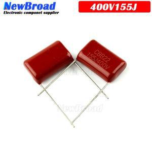 10 개 400V155J 1.5 미크로포맷 피치 20MM CBB 폴리 프로필렌 필름 커패시터