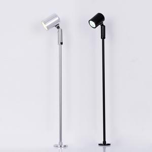 수직 유리 쇼케이스용 LED 테이블 디스플레이, 스팟 쥬얼리 조명, 110V, 220V, 3w1w