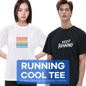 (무료반품) 러닝에센셜 반팔티 남자 여자 남성 여성 무지티 쿨티 티셔츠 쿨론티 기능성티셔츠 운동복 반팔