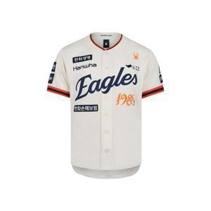 한화 이글스 스파이더 40주년 레거시 어센틱 유니폼 아이보리 논 마킹 버전 Hanwha Eagles Spyder 40th Leg