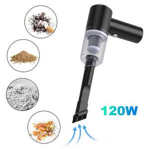 쇼파청소기 6000Pa 무선 차량용 진공 청소기 120W 핸드 흡입 먼지 포집기 공기 먼지털이