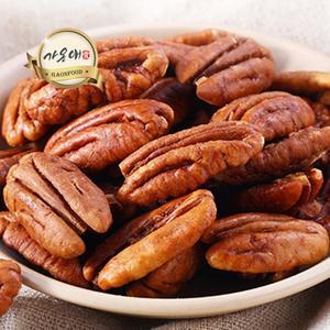 [가온애] 고소한 피칸 300g x2팩 / 미국산피칸 피칸 반태 반태피칸 견과 견과류 마카다미아 건과 건과류