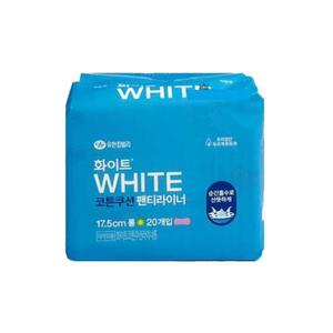 화이트 코튼 쿠션 팬티라이너 롱 20p x 1팩