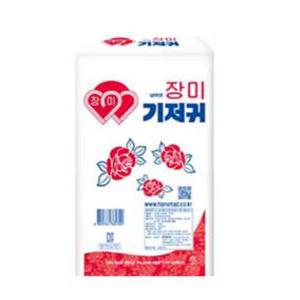 장미 성인용 일자형 패드 기저귀 50매