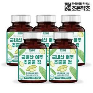 굿허브 여주 추출물 여주정 식약처 HACCP 인증 60정 x 5개 여주분말 여주환