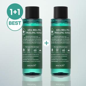 맥클린 아하바하파하 필링 토너 150ml+150ml 데일리 각질 케어