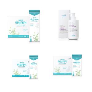 애터미 허브데이 생리대 모음전(대형 중형 팬티라이너 여성청결제)