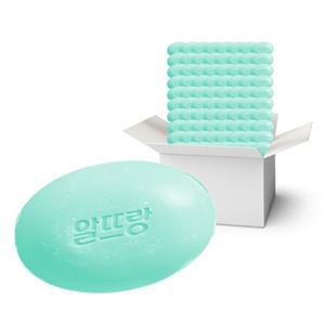 [알뜨랑](무배)알뜨랑 세면 비누 그린 1박스 (130g X 80개입)