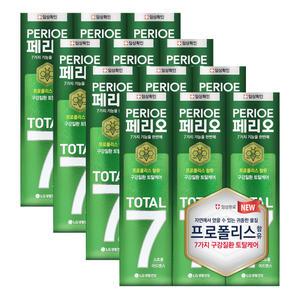 페리오 토탈7 치약 스트롱 120g, 3입, 4개 (총 12개)