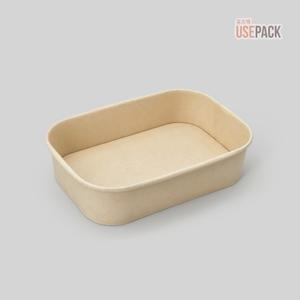 직사각 종이용기 R500 크라프트 300개 BOX