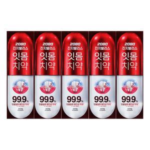 애경 2080 진지발리스 치약 오리지날 120g X 5개
