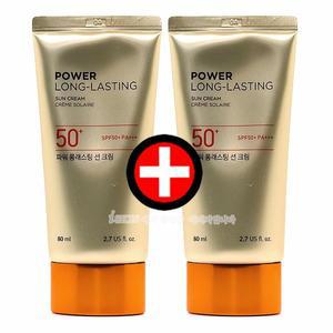[더페이스샵]1+1 더페이스샵 파워 롱래스팅 선크림80ml