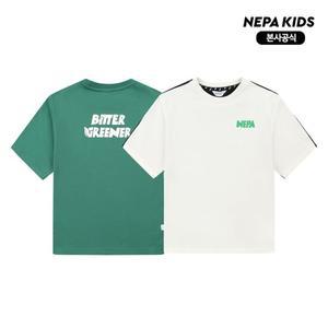 [네파키즈/택가49,000] KJD5304 에버그린 루즈 반팔티셔츠 본사직영