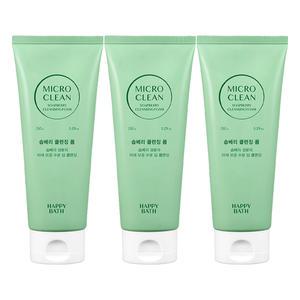 해피바스 마이크로미셀라 솝베리모이스춰 클렌징폼, 150g, 3개