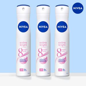 니베아 데오드란트 스프레이 엑스트라 브라이트 200ml X 3