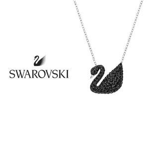 스와로브스키 SWAROVSKI 여자 여성 블랙스완 목걸이 5347329