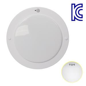 수연 LED 센서등 15W 슬림엣지형 원형센서등 현관 계단 복도 베란다 다용도실