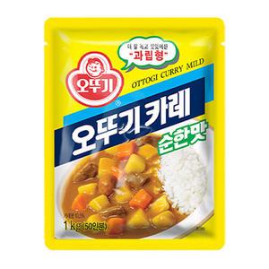 오뚜기카레 순한맛 1kg/ 4개