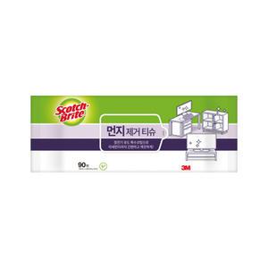 3M 스카치브라이트 먼지 제거티슈 90매