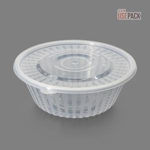 일회용 탕용기 사출 냉면용기 소 50개 투명