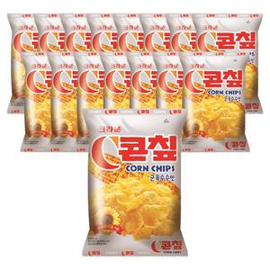 크라운 콘칩, 70g, 16개