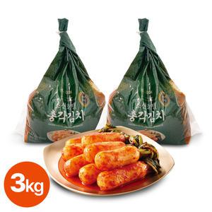 [피코크] 조선호텔 총각김치 3kg(1.5kg x 2팩)