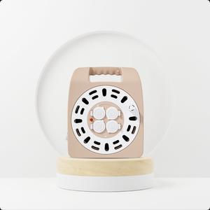 러그박스 4구 캡형 30M 크림브라운 1.0SQ - 캠핑 릴선 전기릴선 연장선 작업선 리드선