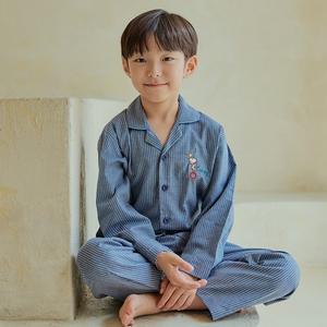 찌니야 국내제작 쥬리 스누피 30수 남아동잠옷 긴팔상하세트