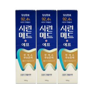 부광약품 시린메드 에프 치약 100g 3개