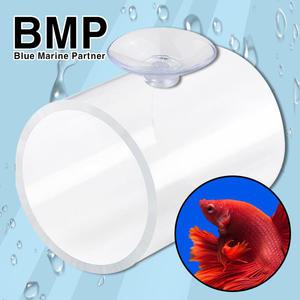 다팜아쿠아 BMP BTB-S 탈부착 지름 4cm 길이 5cm 알몬드잎 은신처 아크릴 소형 베타 터널 침대