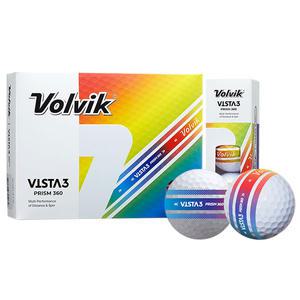 볼빅 VISTA3 비스타3 프리즘 360 골프공 3피스, 화이트, 1개