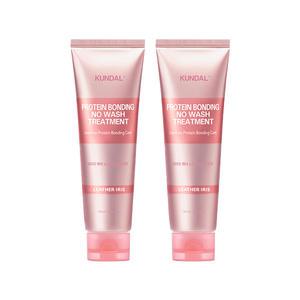 쿤달 프로틴 데미지 케어 노워시 트리트먼트 130ml 레더아이리스, 2개