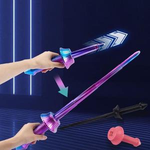 중력 3D 당근칼 토이 나이프 틱톡 텔레스코픽 소드 스트레스해소 돌리기 피젯스틱 스피너