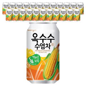 [소비기한 임박] 웅진 옥수수수염차캔, 340ml, 24개입, 1개