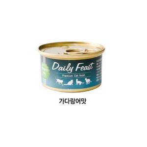 데일리 피스트 고양이캔 80g 가다랑어맛 24개